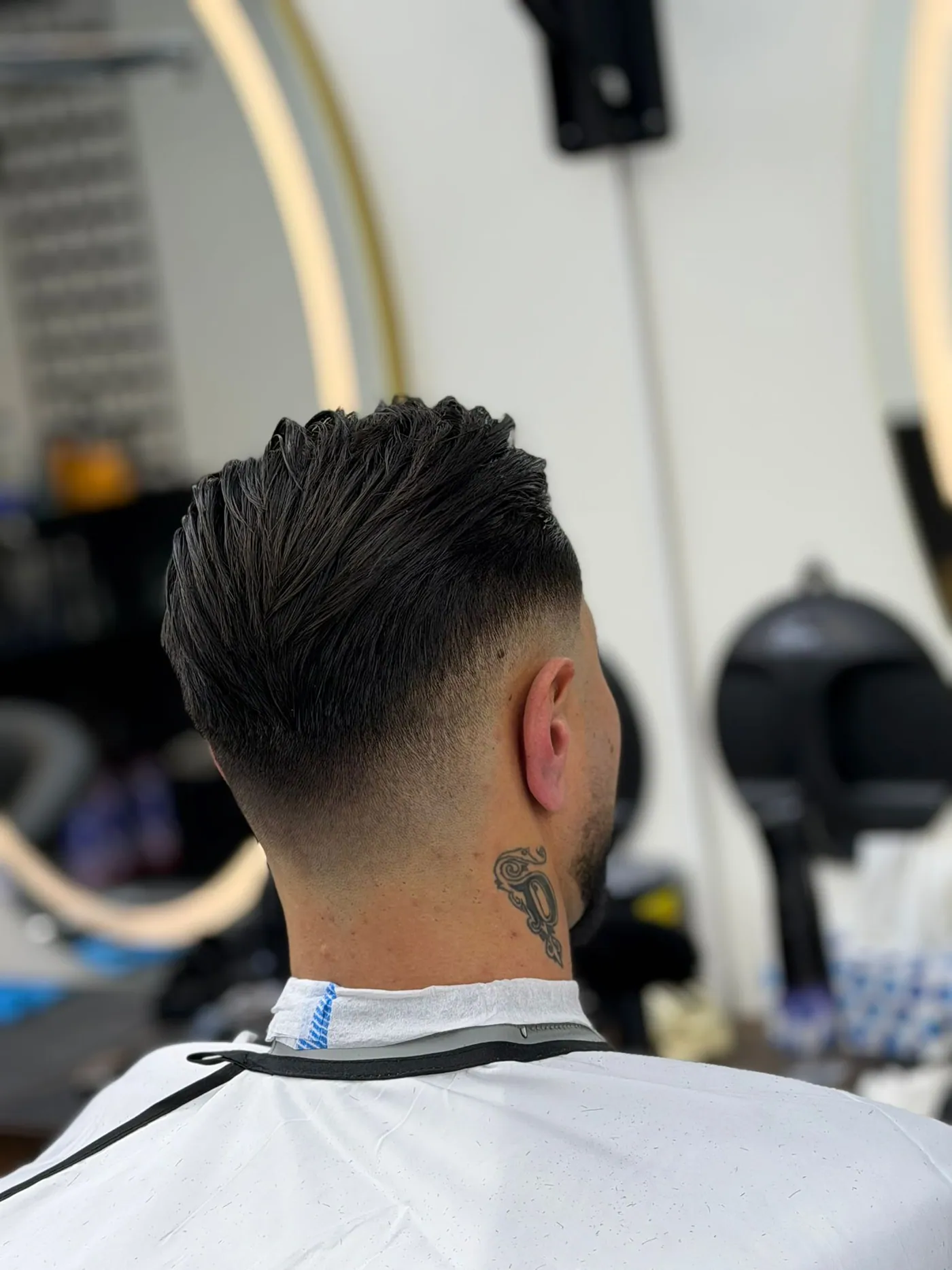 Haircut result at The Crown Barber Shop